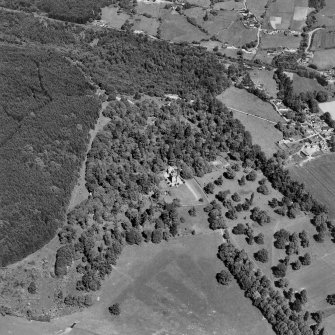 Castle Leod.
Oblique aerial view, taken from the S.