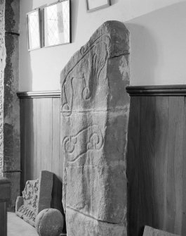 View of Mortlach 2 Pictish symbol stone