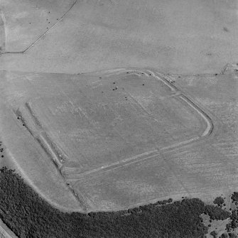 Lyne Roman Fort, oblique aerial view, taken from the S.