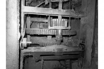 Longhill Mill, Interior
View showing gear cupboard