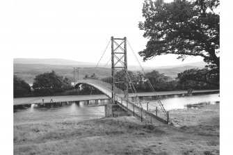 Brae Doune, Suspension Bridge
View from NNW showing WNW front