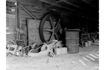 Inchcoonans Tile Works, Interior
View showing parts of Shanks 'Caledonia' steam engine