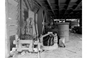Inchcoonans Tile Works, Interior
View showing parts of Shank 'Caledonia' steam engine