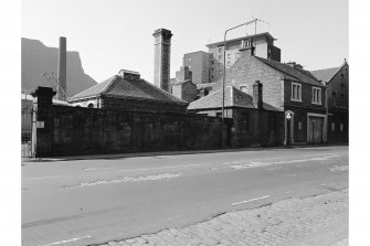 Edinburgh, Holyrood Road, Meadow Flat Gas Holder Station
General view of gas works