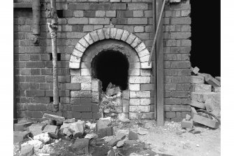 Bargeddie, Drumpark Brickworks, Downdraught Kilns
Detail of firehole
