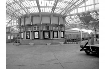 Wemyss  Bay Station; Interior
View of central ticket booth