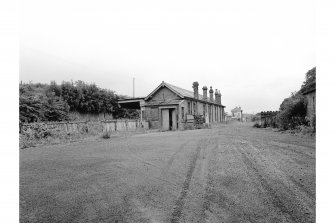 Newburgh, Abernethy Road, Station
View from NE showing ENE and NNW fronts of main station building