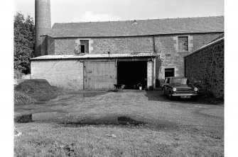 Auchterarder, Glenruthven Mills
View from SSW showing SSW front of boiler house