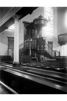 St Mary's Church, interior
View from beneath side gallery towards pulpit