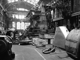 Glasgow, North British Diesel Engine Works; Interior
View of Sulzer engine under construction