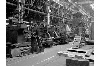 Glasgow, North British Diesel Engine Works; Interior
View of large lathe