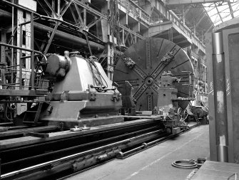 Glasgow, North British Diesel Engine Works; Interior
View of large lathe