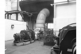 Deanston Distillery, Interior
View showing Gordon turbine with part of Gilkes turbine on right