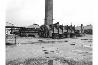 Morningside, Allanton Pipe Works
View from SE showing E rectangular downdraught kiln with beehive kilns on N side of works in background