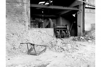 Morningside, Allanton Pipe Works
View showing plough for moving clay with pun mill in background