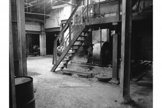 Morningside, Allanton Pipe Works, Interior
View showing moulding machine for field drains