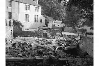 Glasgow, 23 and 25 Snuff Mill Road, Cathcart Mill
View from WNW during reconstruction of mill with cottage in background
