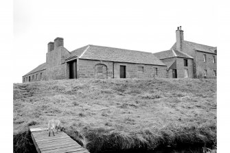 Tugnet, Fishing Station and Ice-house
View from SW showing WNW and SSW fronts of boiling house and part of SSW front of dwelling-house block