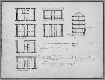 New Lanark, Rosedale street
Copy of specimen plans and section