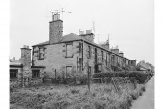 Perth, 58-64 Glover Street, Terraced Houses
View from NW showing NNW front of number 64 and WSW front of numbers 64-58