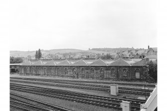 Perth, Scottish Central Railway Locomotive Shed (possible)
View from NE showing ENE front