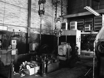 Glasgow, Clyde Iron Works, Interior
View showing bell control mechanism