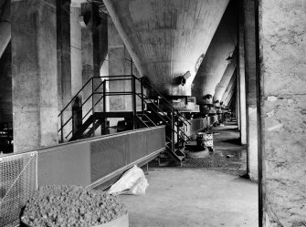 Glasgow, Clyde Iron Works
View showing bases of coal bunkers in large range of coke ovens