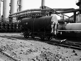 Glasgow, Clyde Iron Works, coke ovens
View showing old tank wagon of Benzole plant