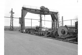 Glengarnock Steel Works, Spares Bay
View of Goliath crane