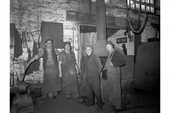 Glengarnock Steel Works, Smithy; Interior
Group photograph of smiths