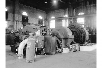 Glengarnock Steel Works, Power Station
View of No.2 turbogenerator (2.5 mW, built 1944, No.D210666/3/51)