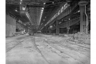 Dalzell Steel Works, Open Hearth Melting Shop
View of marshalling bay