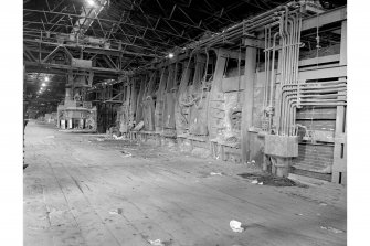 Dalzell Steel Works, Open Hearth Melting Shop
View of open hearth furnace