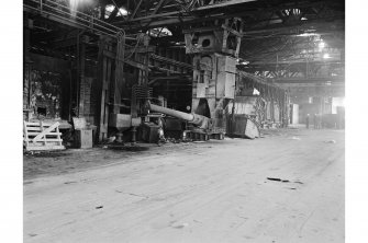 Dalzell Steel Works, Open Hearth Melting Shop
View of charging machine