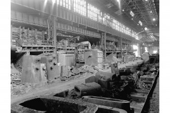 Dalzell Steel Works, Open Hearth Melting Shop
View of pit side