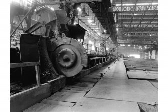 Dalzell Steel Works
View of early 1940's hot saw
