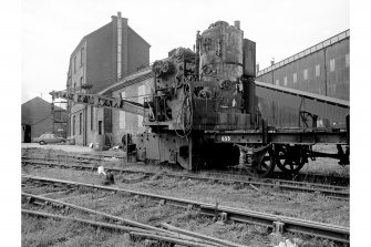 Dalzell Steel Works, Steam Crane
View of Marshall Fleming steam crane, built 1917