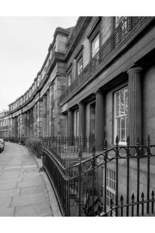 View from east of northern side of St Bernard's Crescent, Edinburgh