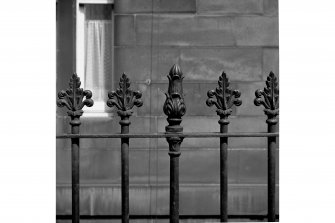 56 Henderson Row.
Detail of railing finials