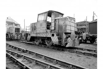 Motherwell, Dalzell Steel Works
View showing Hunslet DH locomotive