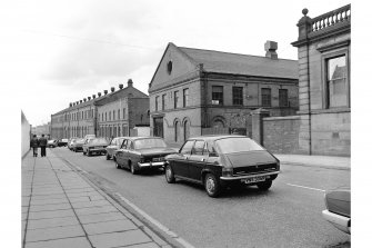 Motherwell, Dalzell Steel Works
View from SE showing SW front of workshops with roll-turning shop in background