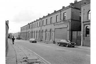 Motherwell, Dalzell Steel Works
View from SE showing SW front of roll-turning shop