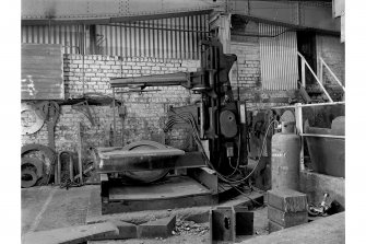 Hallside Steelworks, Interior
View of boiler shop showing circle burning machine