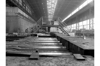 Hallside Steelworks, Interior
View looking along mill bay