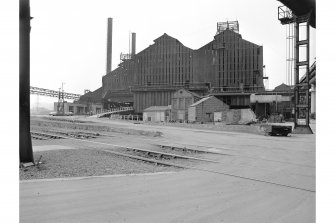 Glasgow, Clydebridge Steel Works
View showing end of mrelting shop