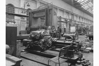 Glasgow, Clydebridge Steel Works, Interior
View of engineering shop showing Loudon planing machine SMT 57/32