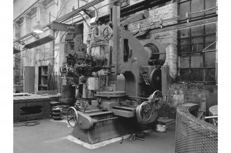 Glasgow, Clydebridge Steel Works, Interior
View showing Ormerod high-speed slotting machine 7806, 12 inch stroke