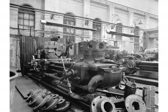 Glasgow, Clydebridge Steel Works, Interior
View of capstan lathe