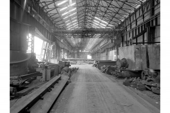 Glasgow, Clydebridge Steel Works, Interior
View showing old crane