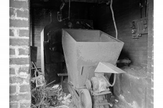 Glasgow, Clydebridge Steel Works, Interior
View of joiners shop showing mitring machine